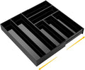 1 Pcs Acrylic Drawer Organizer 9'' up to 18'' x 15'' x 2'' Expandable Drawer by Briwooody