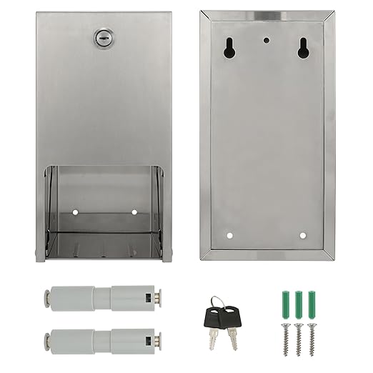 2 Roll Stainless Steel Commercial Toilet Paper Dispenser, Heavy Duty Wall Mount - Image 6