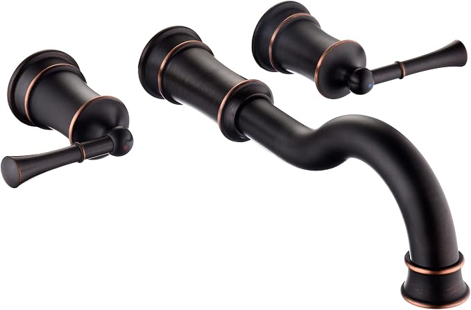 Roman Bathtub Faucet Wall Mount Widespread Tub Filler by WINKEAR