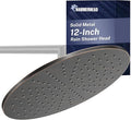 HammerHead Showers® Solid Metal 12 Inch Rainfall Shower Head, Large Rain Shower by HammerHeadShowers