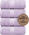 Hand Towels Set of 4-100% Cotton & Luxury, Large Decorative, Cozy and Absorbent by Unknown