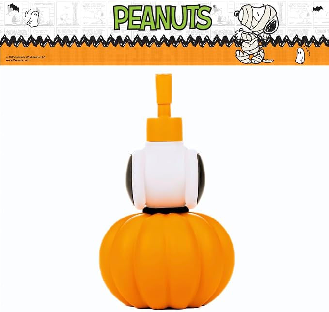 Peanuts Snoopy Pumpkin Soap/Lotion/Hand Sanitizer Resin Pump Dispenser - Image 5