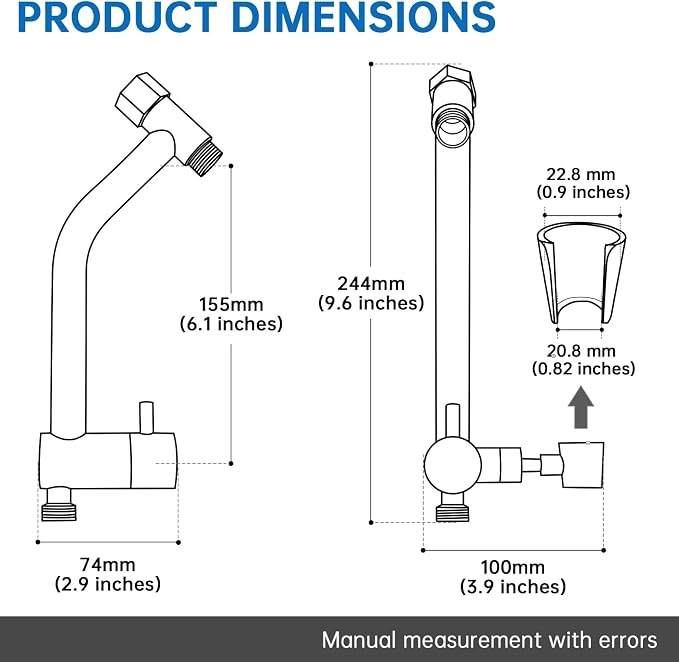 G-Promise All Metal Shower Diverter - Image 6