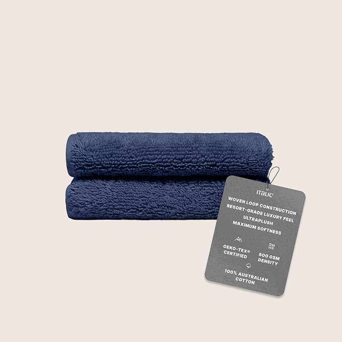 Italic Ultraplush 100% Australian Cotton Washcloths - Image 2