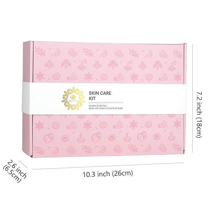 Rose 23 Pcs Facial Skin Care Set, Luxury Bath and Body Gifts - Image 8