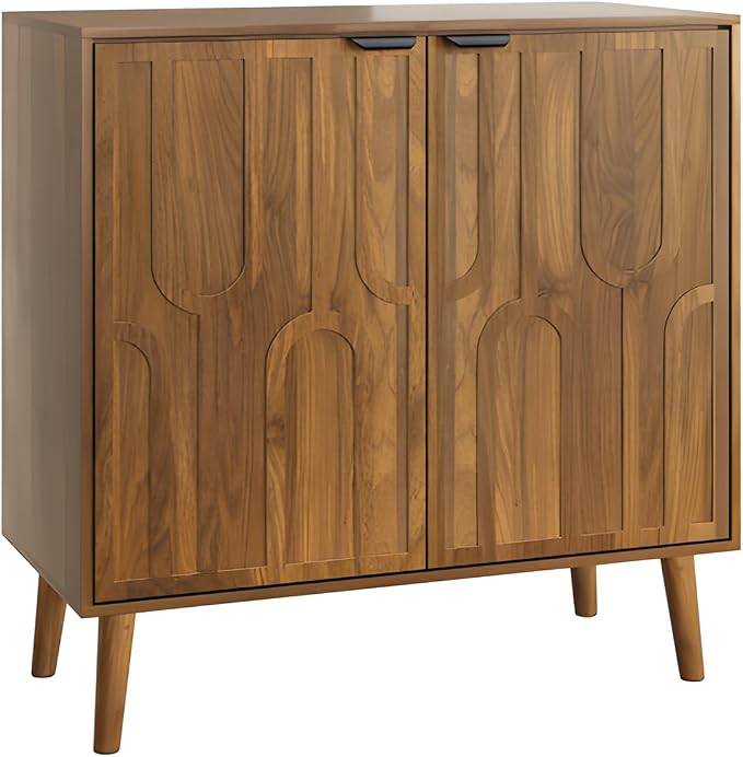 Sideboard Buffet Cabinet with Storage, Farmhouse Shoe Storage Cabinet Entryway - Image 9