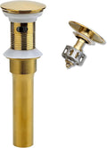 Bathroom Sink Drain, Pop Up Drain Assembly by Rockgoya