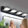 360° Rotate LED Dimmable Bathroom Vanity Light Fixtures, 1600LM Acrylic Matte by Torondo