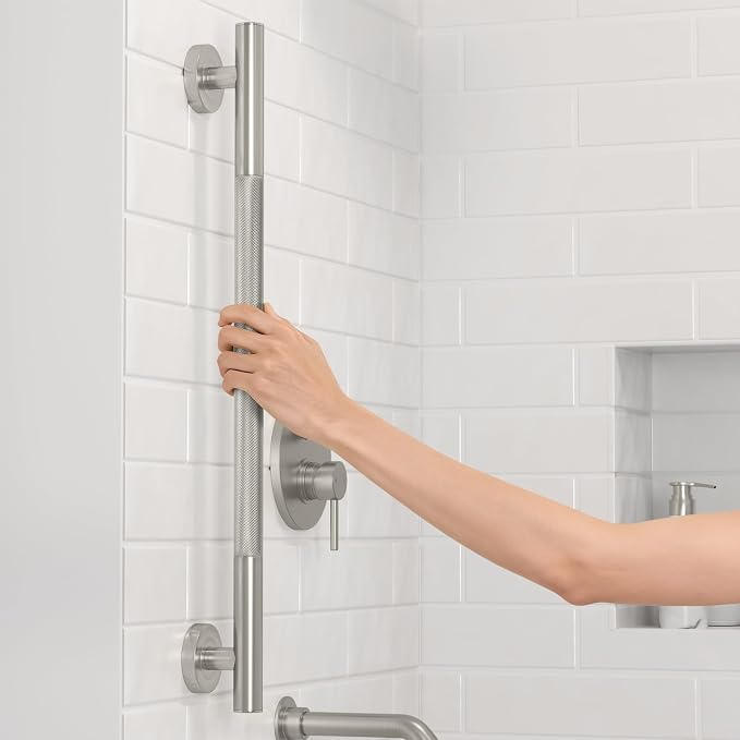 Lava Odoro Shower Grab Bars, 3 Pack Stainless Steel Bathroom Safety Grab Bar - Image 3