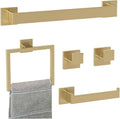 16 in Matte Bathroom Accessories Set, Bath Towel Bar Set, Stainless Steel by Unknown
