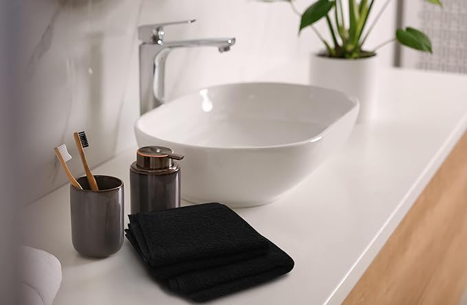 Softolle 100% Cotton Ring Spun Wash Cloths – Bulk Pack of Washcloths – 12x12 - Image 3