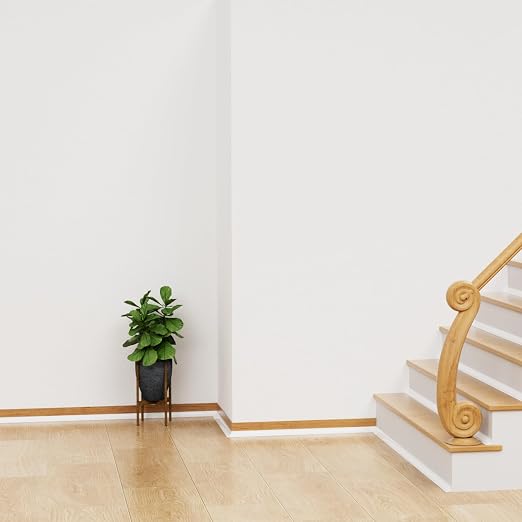 Flexible Quarter Round Molding Trim Peel and Stick 236Inch White, Small Self - Image 7