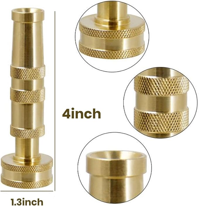 Garden Hose Nozzle, High Pressure Water Hose Nozzle Sprayer Head, fits 3/4” - Image 5
