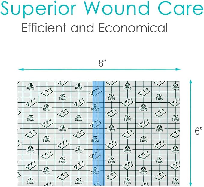 6" x 8" Shower Shields Wound Cover, Heart Monitor Shower Cover Large Waterproof - Image 4