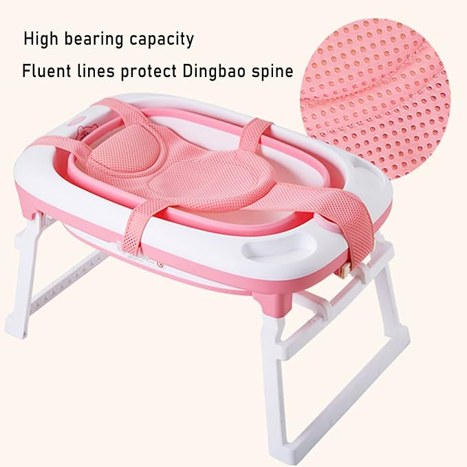 Baby Bath Seat Support Net Soft Headrest Baby Bath Cushion Pad, Breathable - Image 4