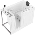 ANZZI Walk-In Whirlpool & Air Bathtub Acrylic White 52.375x29.875 In Left Drain by ANZZI