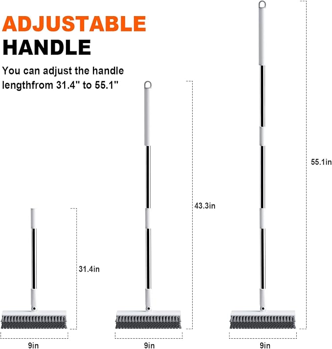 Grout Brush, Heavy-Duty Tile and Shower Floor Scrub Brush - Image 5
