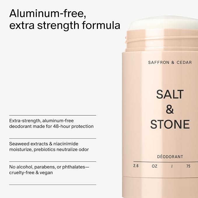 Salt & Stone Signature Scent Duo Set | 48 Hour Aluminum-Free Deodorant & - Image 6