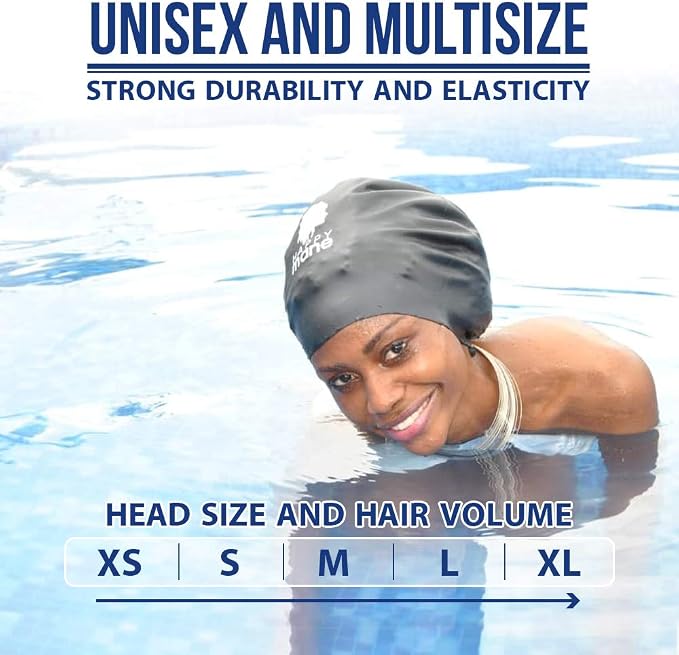 Silicone Swim Cap for Braids and Dreadlocks - Image 5