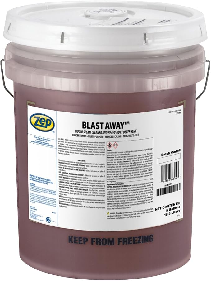 Zep Blast Away Liquid Steam Cleaner and Heavy-Duty Detergent - Image 6