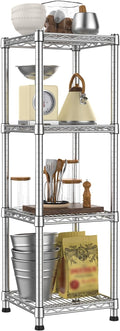 Metal Wire Shelving Unit Storage Shelves 4 Tier Adjustable Shelf Sturdy Steel by HeavyDutyStorageShelves