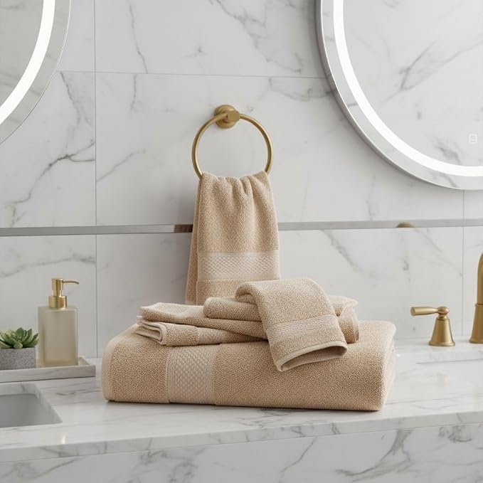 BAGNO MILANO Turkish Towels, Ultra Soft, Plush Luxury Turkih Cotton Bath Towels - Image 7