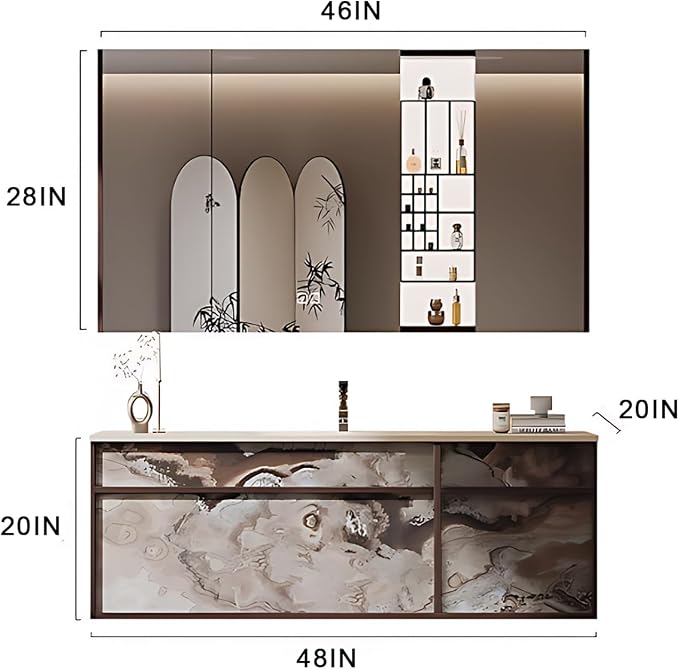 48IN Modern Bathroom Vanity - Image 2