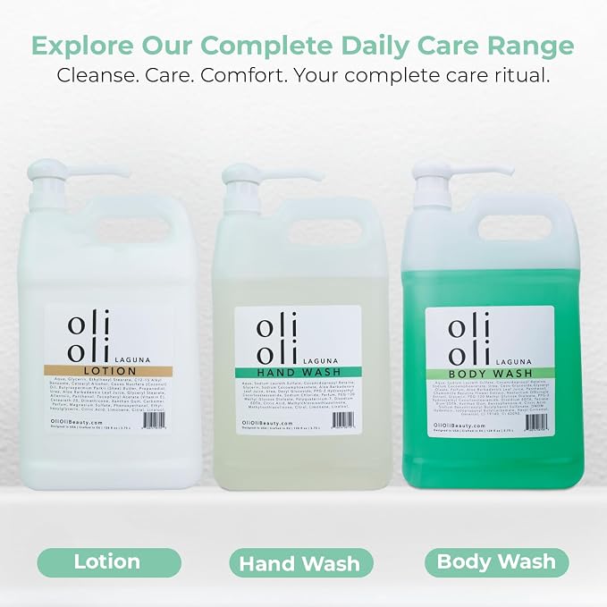 OLIOLI Botanical Hand Wash 128oz Refill | Gentle, pH-Balanced Liquid Hand Soap - Image 4