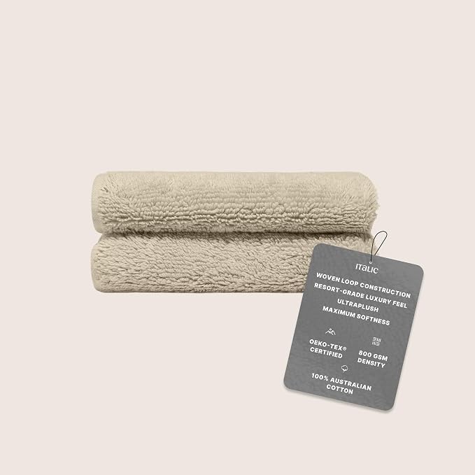 Italic Ultraplush 100% Australian Cotton Washcloths - Image 2
