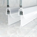 Frameless Shower Door Bottom Seal, Shower Door Seal Strip by Foskbaths