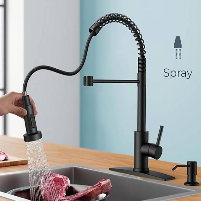 Smart Touch On Kitchen Faucet, 3 Modes Pull Down Sprayer, Sensor Activated - Image 4
