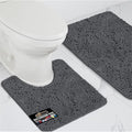 GORILLA GRIP Bathroom Rug Sets, Soft Chenille 2 Piece Area Rugs Set, Toilet by GorillaGrip