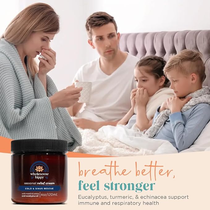 Wholesome Hippy Menthol & Eucalyptus Comfort Balm – Natural Aromatherapy Chest - Image 4