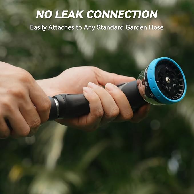 Garden Hose Nozzle, Heavy-Duty Water Hose Sprayer Nozzle - Image 4