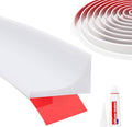 Shower Threshold Water Dam Barrier 39", Silicone Sealant Included, Collapsible by DLYYPLUS