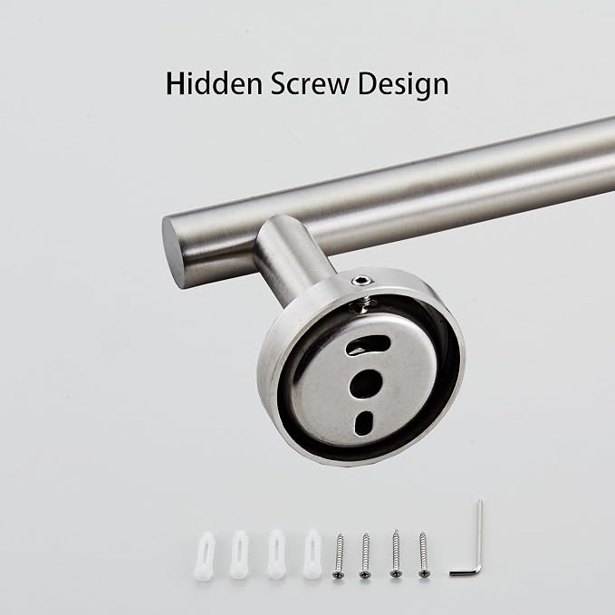Bath Towel Bar, 24 Inch 304 Stainless Steel Thicken Towel Holder - Image 6