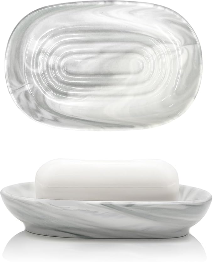 Elegant Ceramic Soap Dish for Shower by Aenfaiy