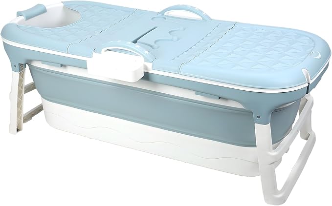 Portable Bathtub for Adult, Large Collapsible Tub, Portable Tub for Adults by Unknown