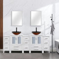 eclife 84" Modern Bathroom Vanity Sink Combo Freestanding Cabinet by eclife