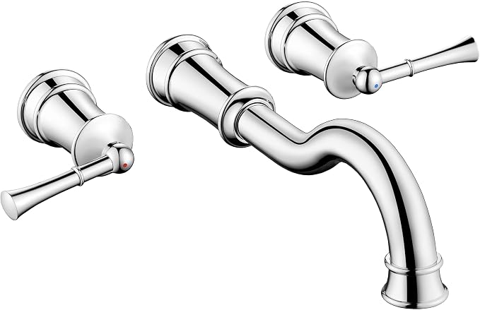 Roman Bathtub Faucet Wall Mount Widespread Tub Filler by WINKEAR