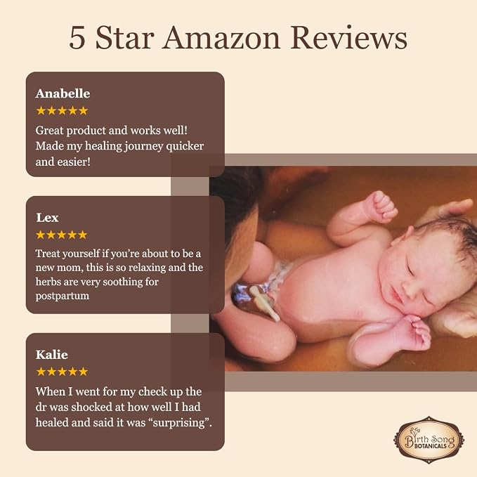 Birth Song Botanicals Postpartum Herb Bath 3PK - Image 9
