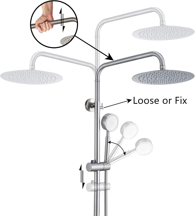 Shower Faucet - Shower Faucets Sets Complete, Shower System - Outdoor Shower - Image 7