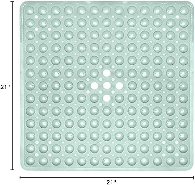 ENKOSI 21 x 21 inch Square Non-Slip Shower Mat – Anti-Slip Shower Mats - Image 7