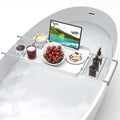 Bathtub Tray Caddy Expandable Bath Tray by CLESOO