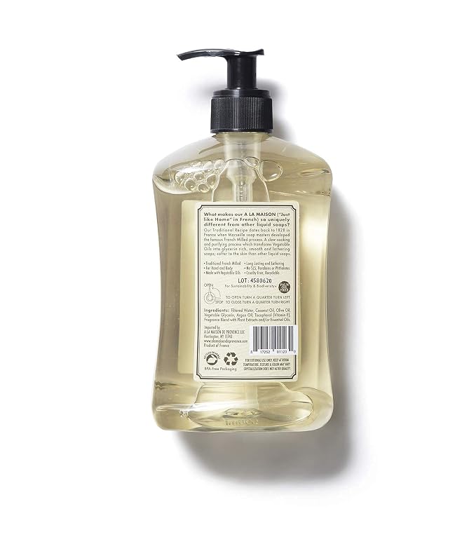 A LA MAISON de Provence Sweet Almond Liquid Hand and Body Soap - Image 6