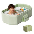 Collapsible Baby Bathtub for Infants & Toddlers, Foldable & Leak-Proof by IcyByte