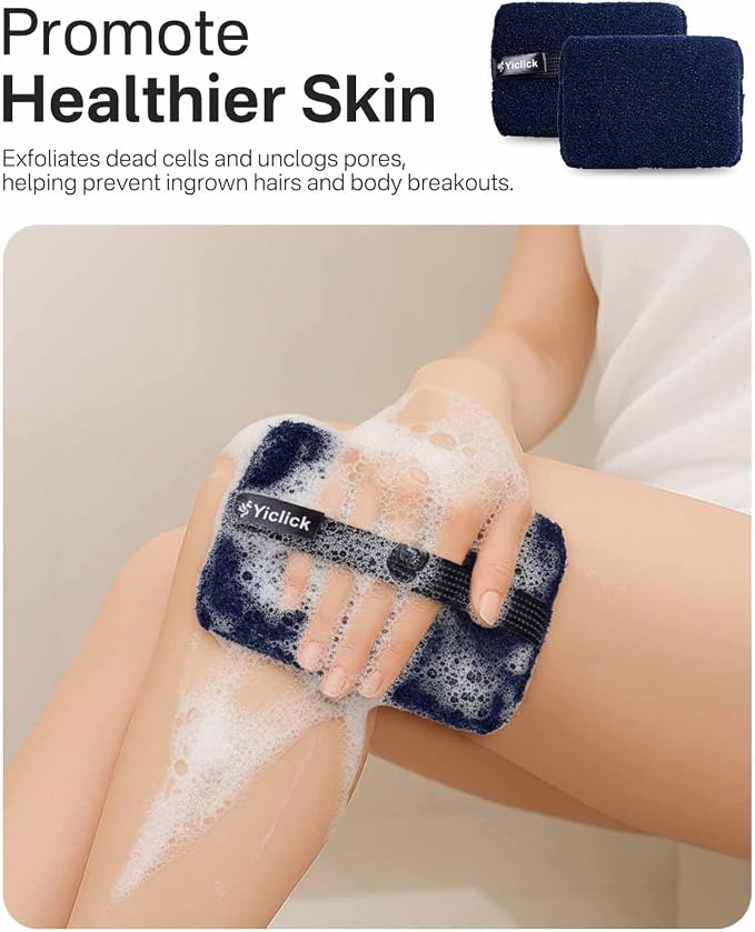 Yiclick Exfoliating Body Scrubber & Shower Exfoliator – Mens Body Scrubber & - Image 4