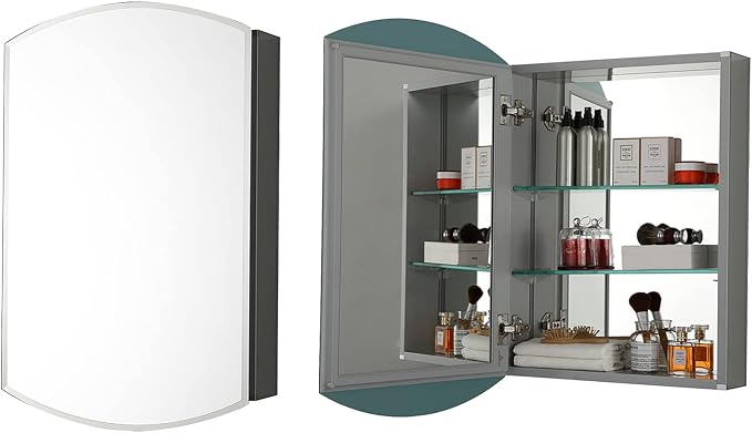 Blossom 20x31 Inch Aluminum Medicine Cabinet - Image 3