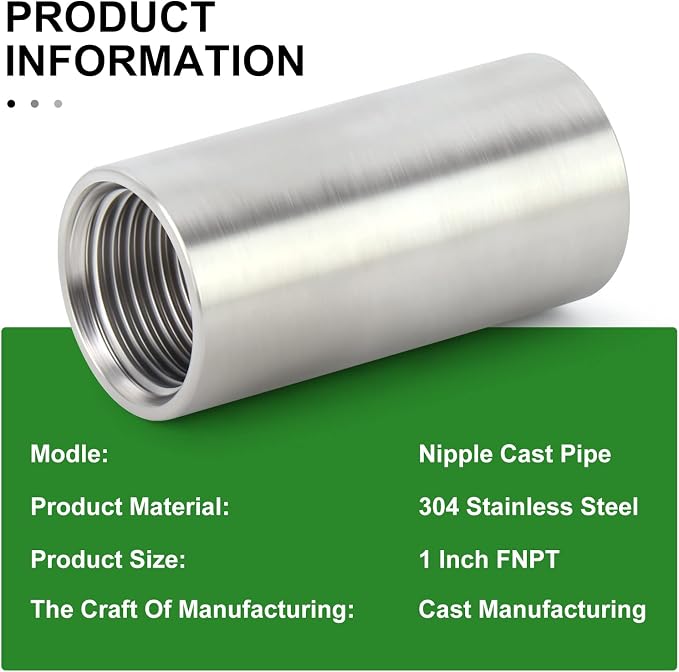 TAISHER 2PCS Stainless Steel Pipe Fittings - Image 5