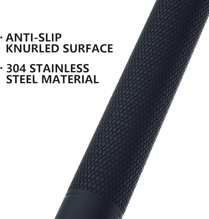 20 Inch Anti Slip Shower Grab Bar Oil Rubbed Black 1.25" Diameter, Munzong 2 - Image 3